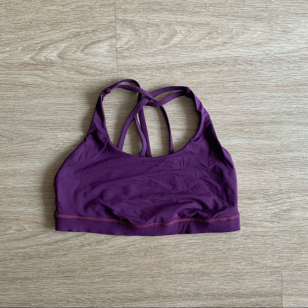 Lululemon Purple Energy Bra | Size 8